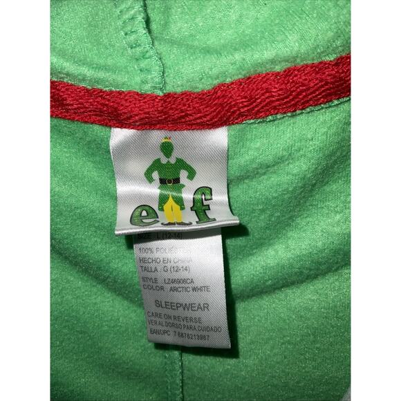 Elf Movie One Piece Sleepwear Lg - Picture 2 of 5